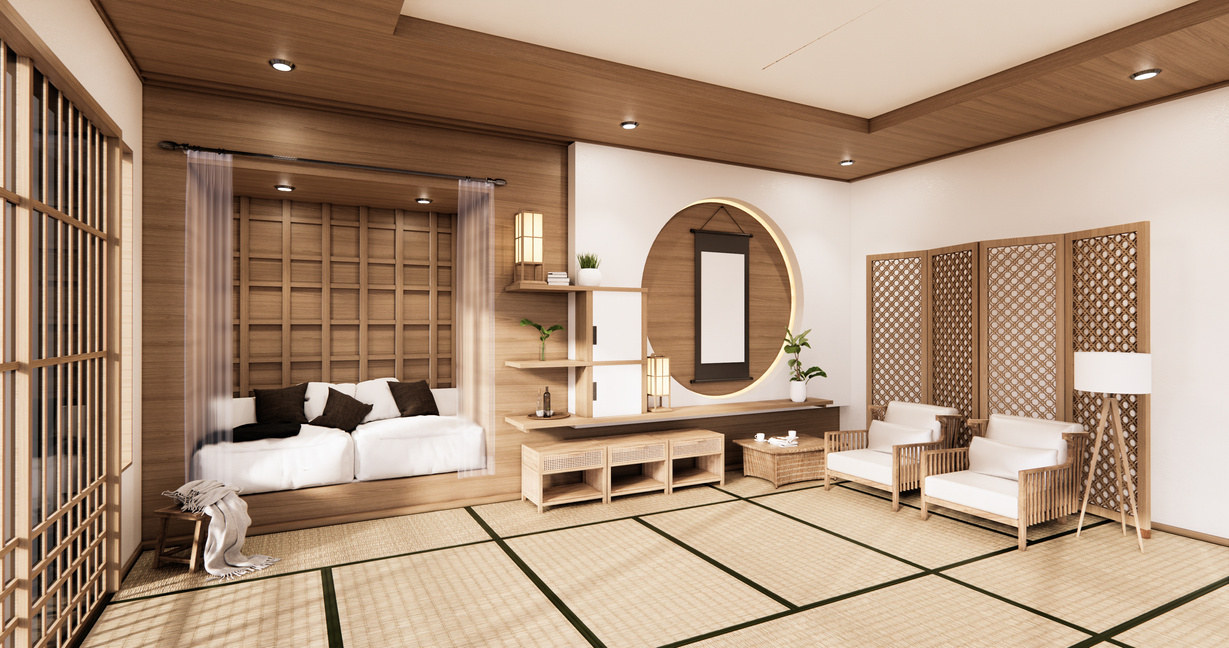 Interior Design of a Room in Japan
